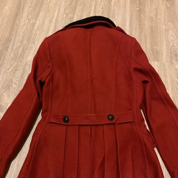 BURBERRY BRIT PEACOAT JACKET SIZE 4 US - Picture 5 of 16
